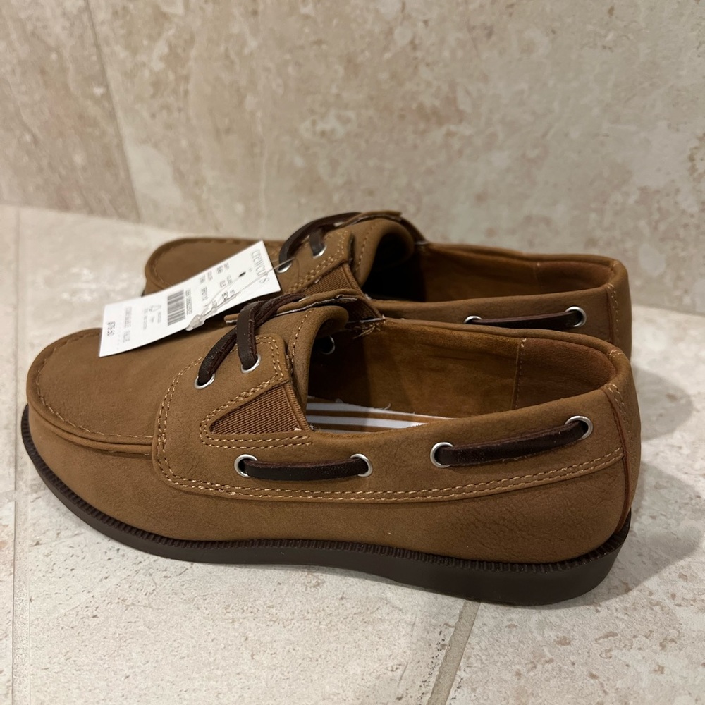 J.Crew (Crew Cuts) boys tan loafers. Brand new.